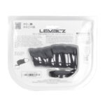 Levelz by Shots guaina vibrante a coste in silicone per pene con anello per testicoli, nera - immagine 2