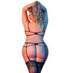 Completo Magic Silk con reggiseno, reggicalze e perizoma - immagine 10