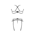 Completo Magic Silk con reggiseno, reggicalze e perizoma - immagine 5