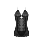 Chemise nera con perizoma di Magic Silk - immagine 10