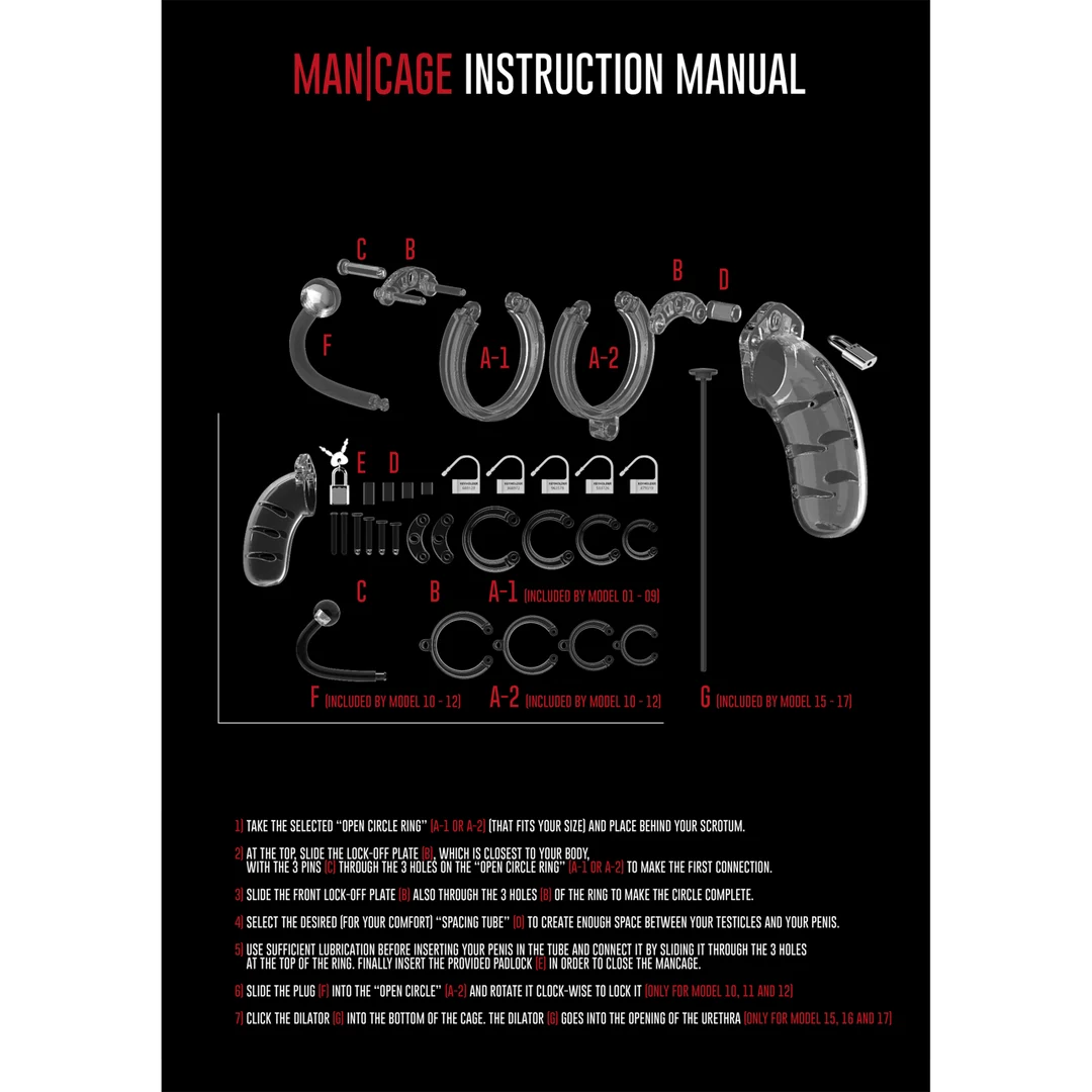 ManCage Model 15: gabbia di castità con sonda uretrale - immagine 4