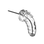 ManCage Model 16: gabbia di castità con sonda uretrale - immagine 6