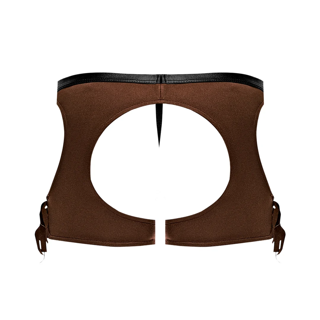 Costume da cowboy rigido per giochi di ruolo e look grintosi – Male Power - immagine 4