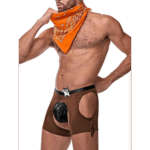 Costume da cowboy rigido per giochi di ruolo e look grintosi – Male Power
