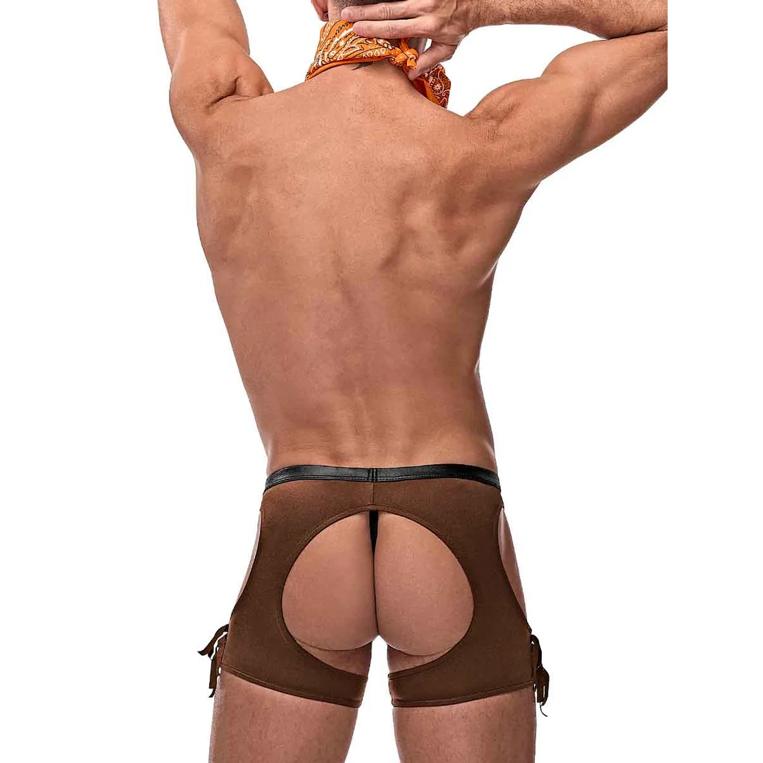 Costume da cowboy rigido per giochi di ruolo e look grintosi – Male Power - immagine 2