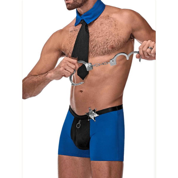 Costume da ufficiale per giochi di ruolo, con dettagli grintosi – Male Power