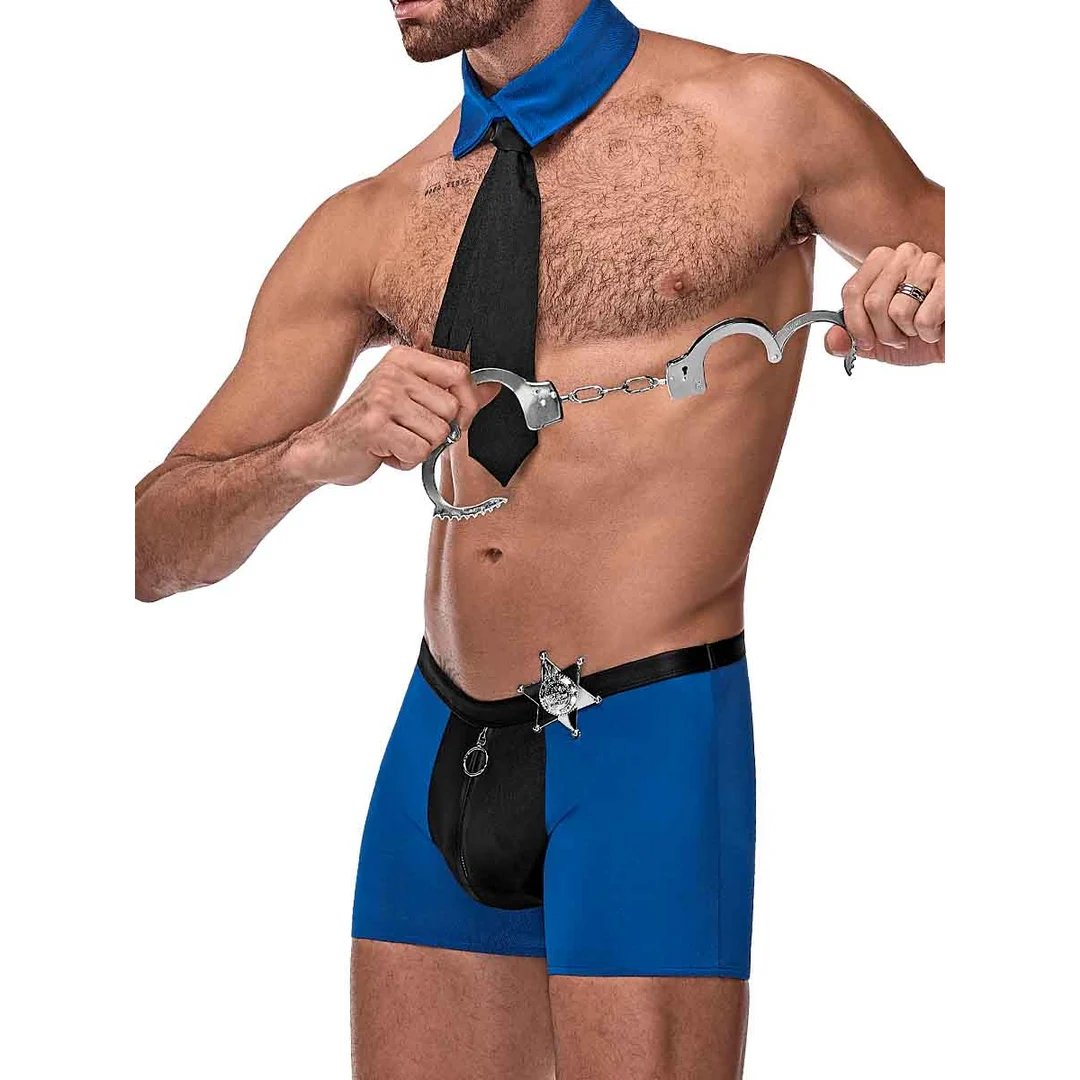 Costume da ufficiale per giochi di ruolo, con dettagli grintosi – Male Power - immagine 1