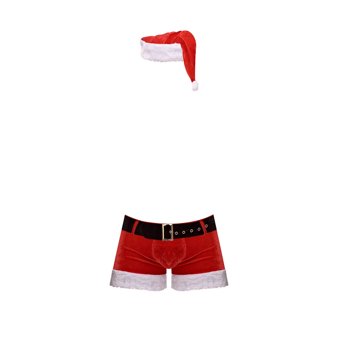 Costume lingerie per il gioco di ruolo con dettagli in peluche, per look giocosi da festa, Male Power - immagine 3