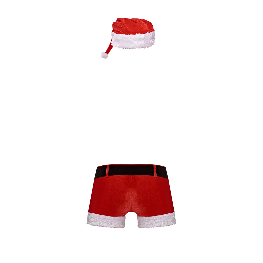 Costume lingerie per il gioco di ruolo con dettagli in peluche, per look giocosi da festa, Male Power - immagine 4