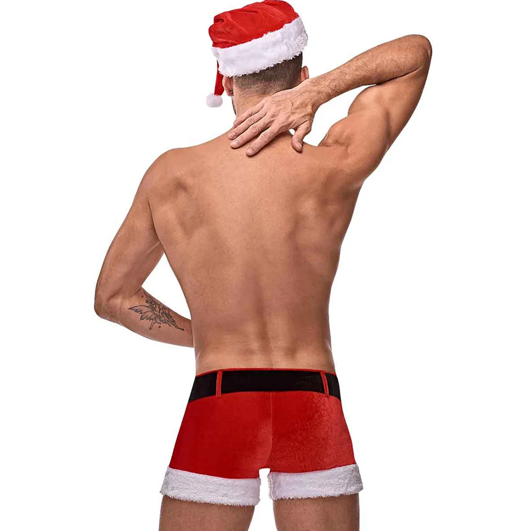 Costume lingerie per il gioco di ruolo con dettagli in peluche, per look giocosi da festa, Male Power - immagine 2