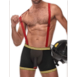 Costume per giochi di ruolo e outfit sexy di Carnevale in mesh – Male Power - immagine 8