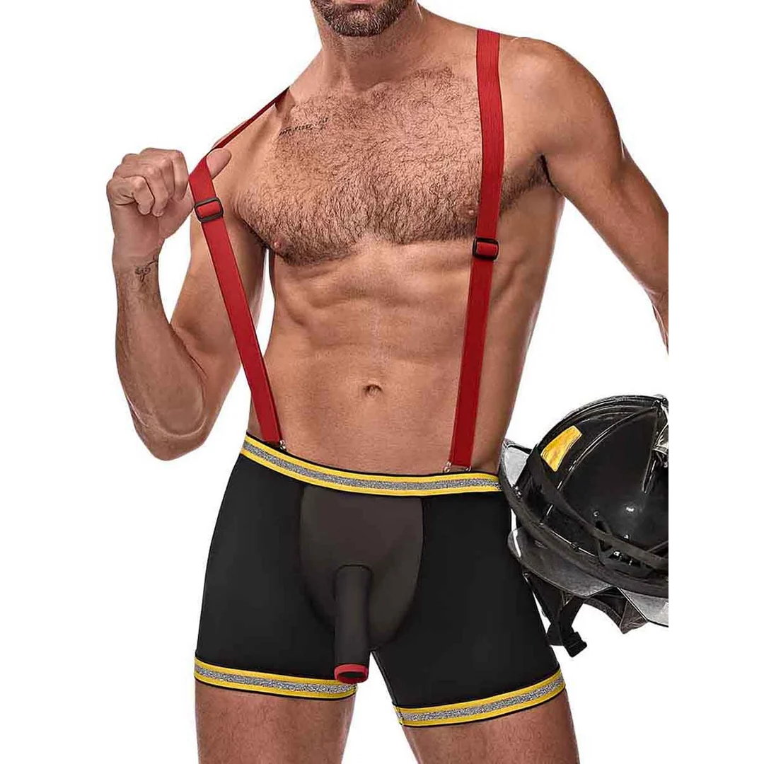 Costume per giochi di ruolo e outfit sexy di Carnevale in mesh – Male Power - immagine 8