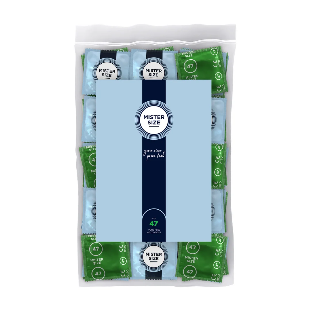 Preservativi Mister Size Pure Feel 47 mm - immagine 2