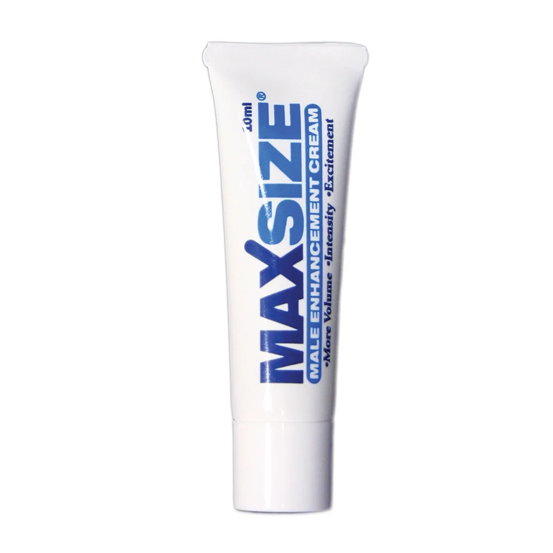 Crema per l’erezione, MAX Size, crema per il potenziamento maschile, 0.3 fl oz / 10 ml, confezione Fishbowl da 50 pezzi - immagine 1