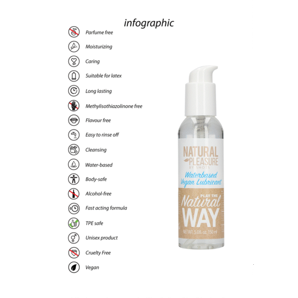 Natural Pleasure lubrificante vegano a base d’acqua