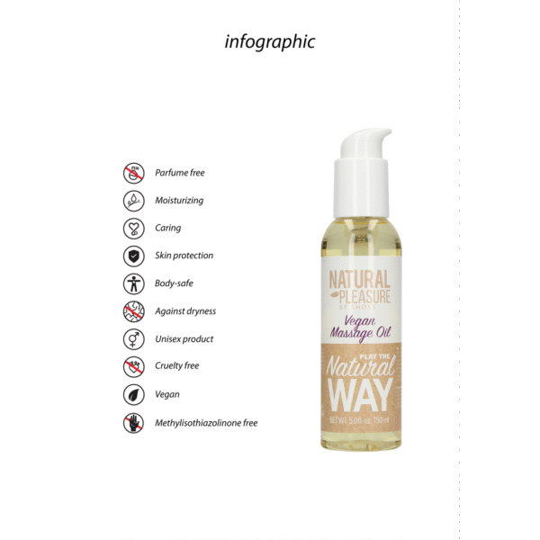 Olio da massaggio vegano Natural Pleasure