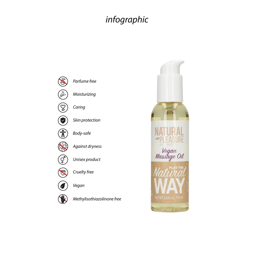 Olio da massaggio vegano Natural Pleasure - immagine 1