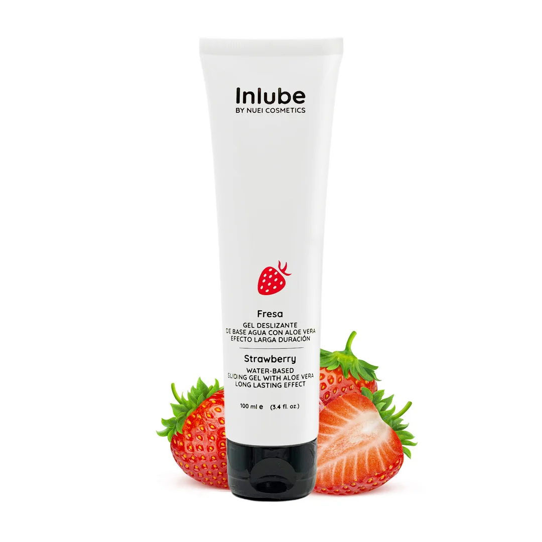 Nuei lubrificante a base d’acqua al gusto fragola, 100 ml - immagine 2