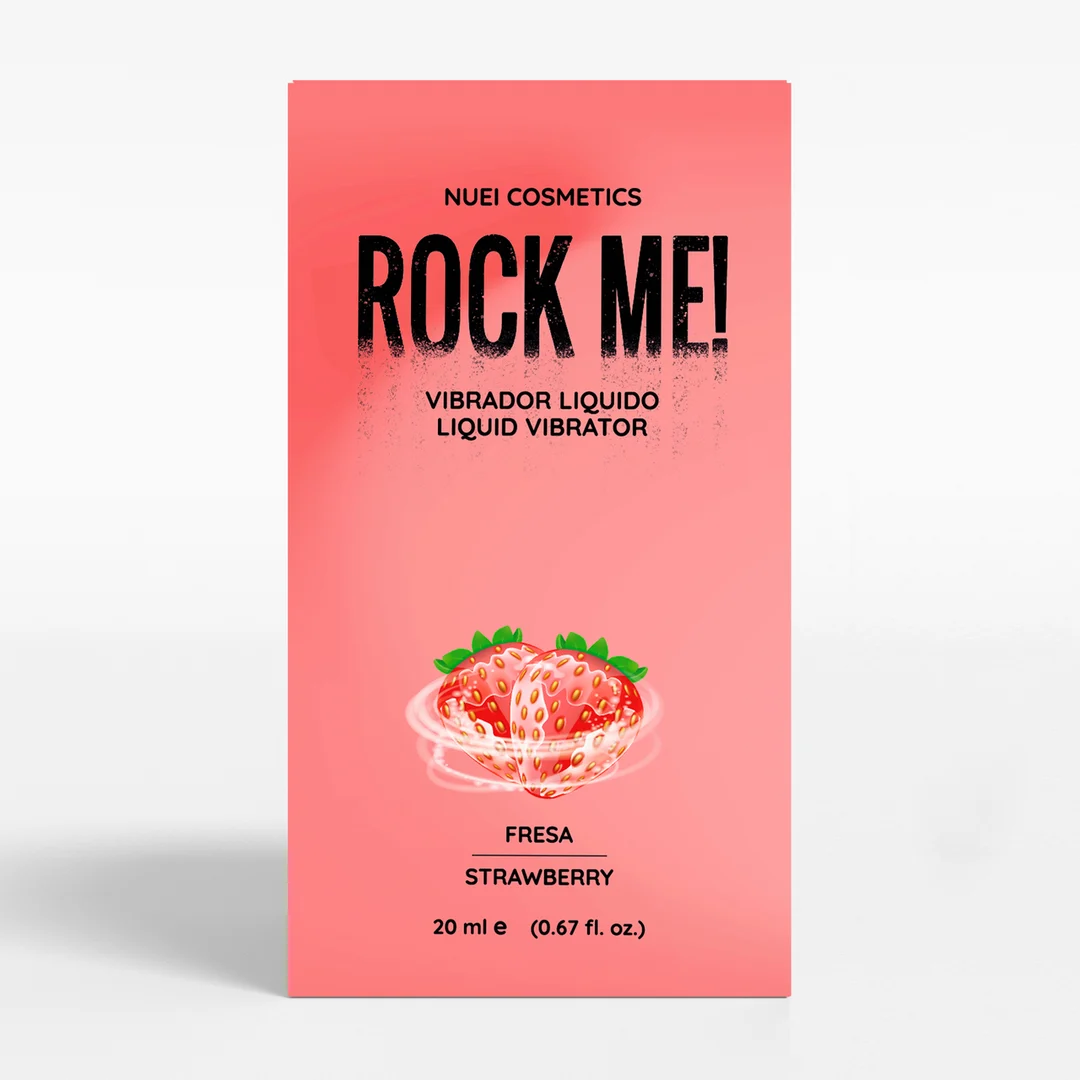 Nuei Rock Me! gel vibrante liquido alla fragola, 20 ml - immagine 1