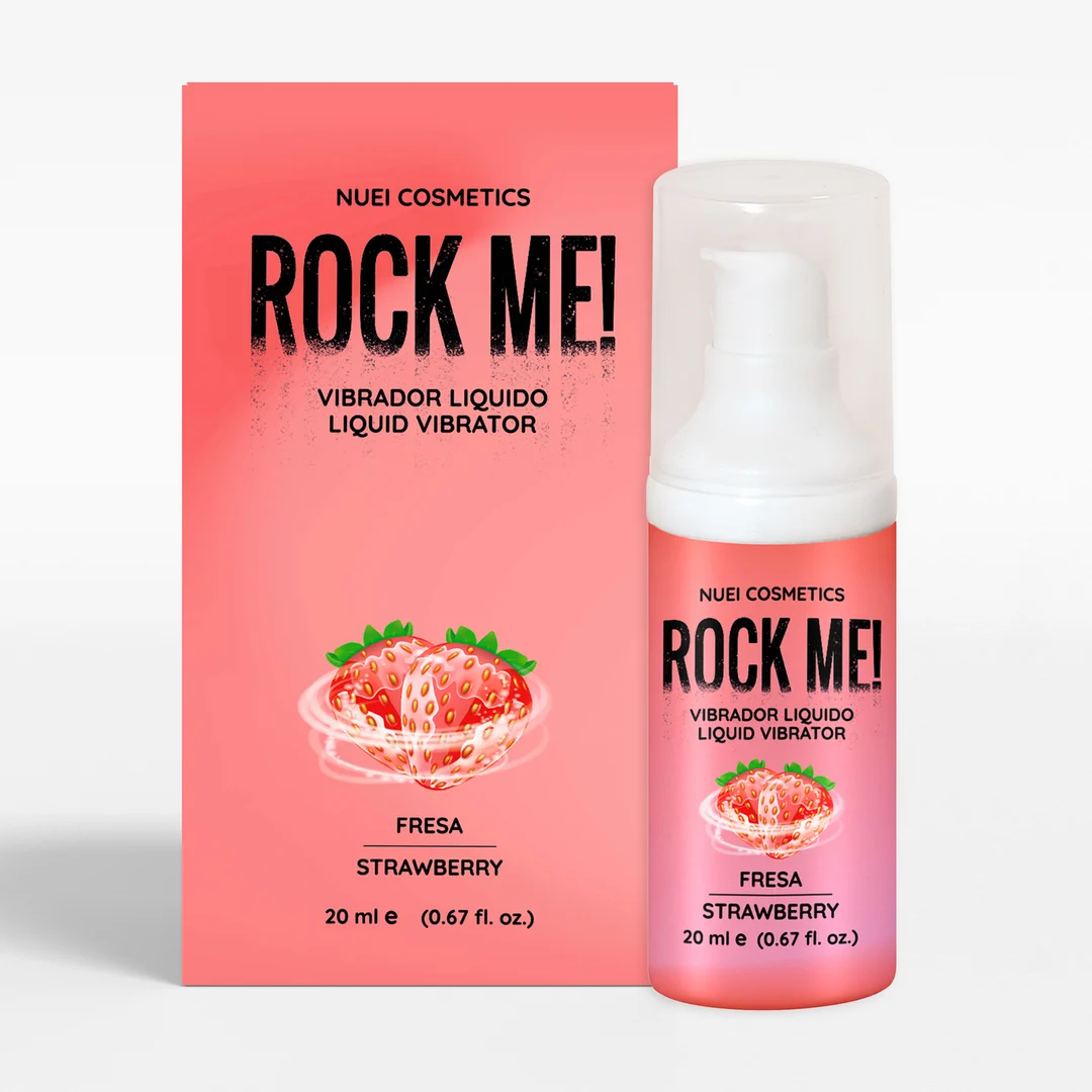 Nuei Rock Me! gel vibrante liquido alla fragola, 20 ml - immagine 3