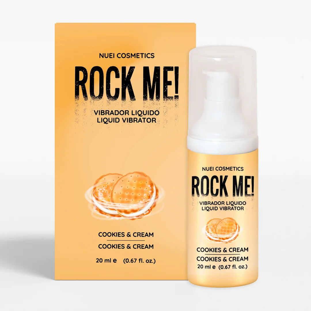 Nuei Rock Me! vibratore liquido Cookies and Cream 20 ml - immagine 2