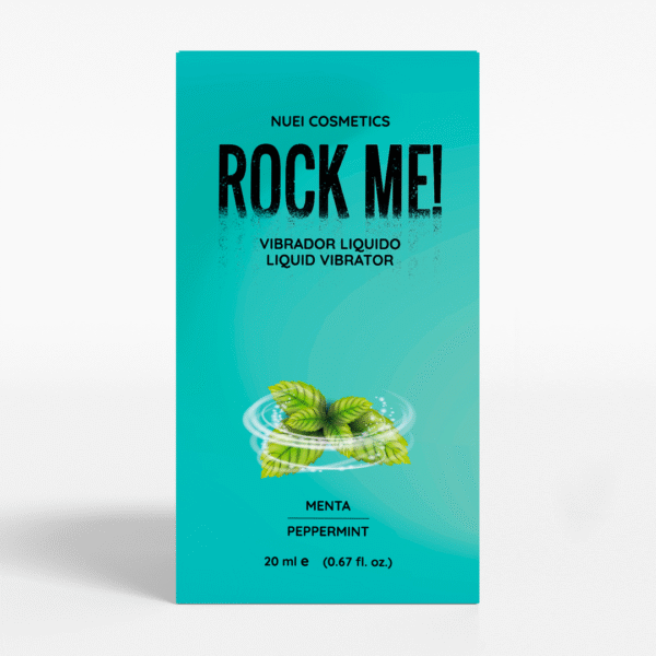 Nuei Rock Me vibratore liquido alla menta piperita, 20 ml