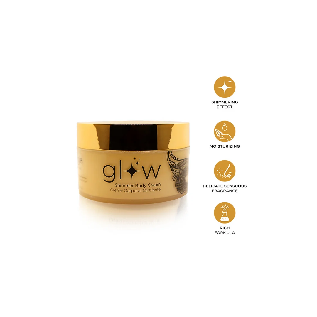 Crema corpo shimmer | Idratante leggera con un effetto luminoso sublime | Profumazione unisex | Orgie | 250 ml - immagine 1