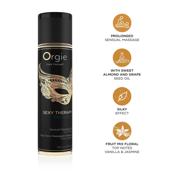 Orgie Sexy Therapy The Secret olio da massaggio 200 ml