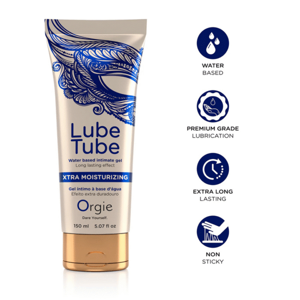 Orgie Lube Tube Xtra lubrificante a base d’acqua, 150 ml