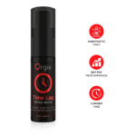 Gel vibrante con semi di canapa, 25 ml, Time Lag, Orgie