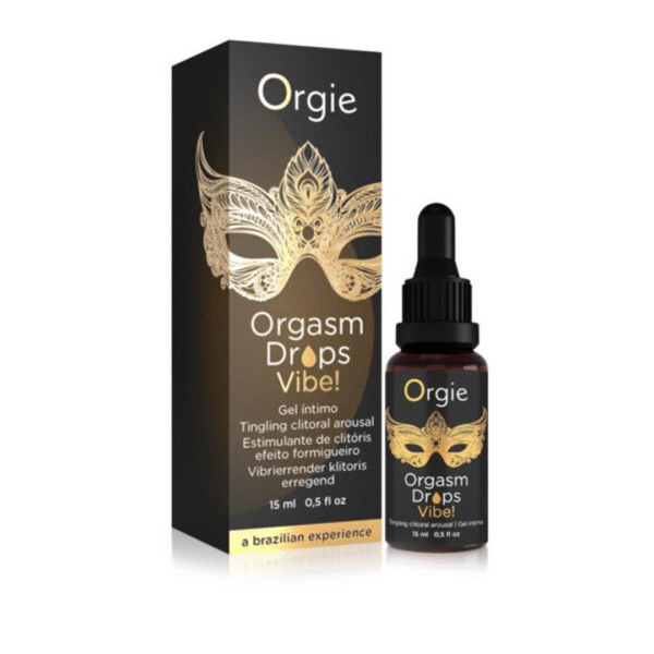 Orgie Orgasm Drops Vibe! gocce stimolanti, pesca, 15 ml