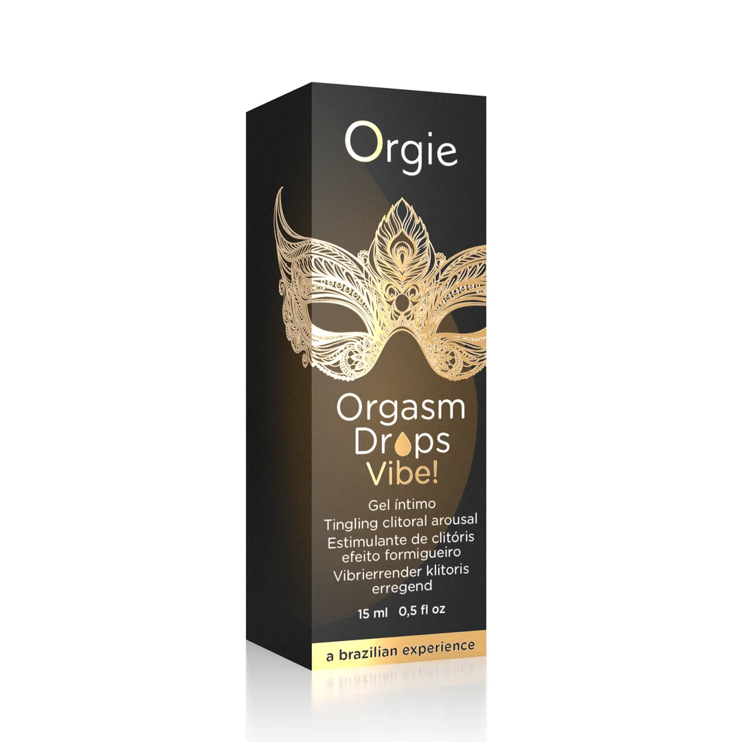 Orgie Orgasm Drops Vibe! gocce stimolanti, pesca, 15 ml - immagine 2
