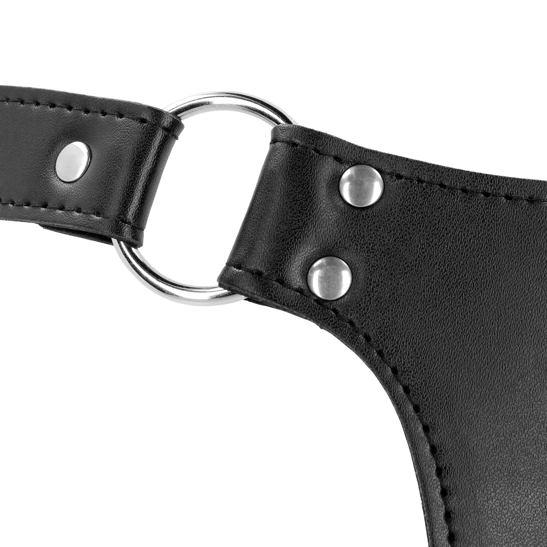 Cintura di castità Ouch! in pelle PU con cinghie - immagine 6