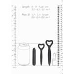 Dilatatori uretrali dalla forma flessibile – Set di dilatatori vaginali in silicone - immagine 5