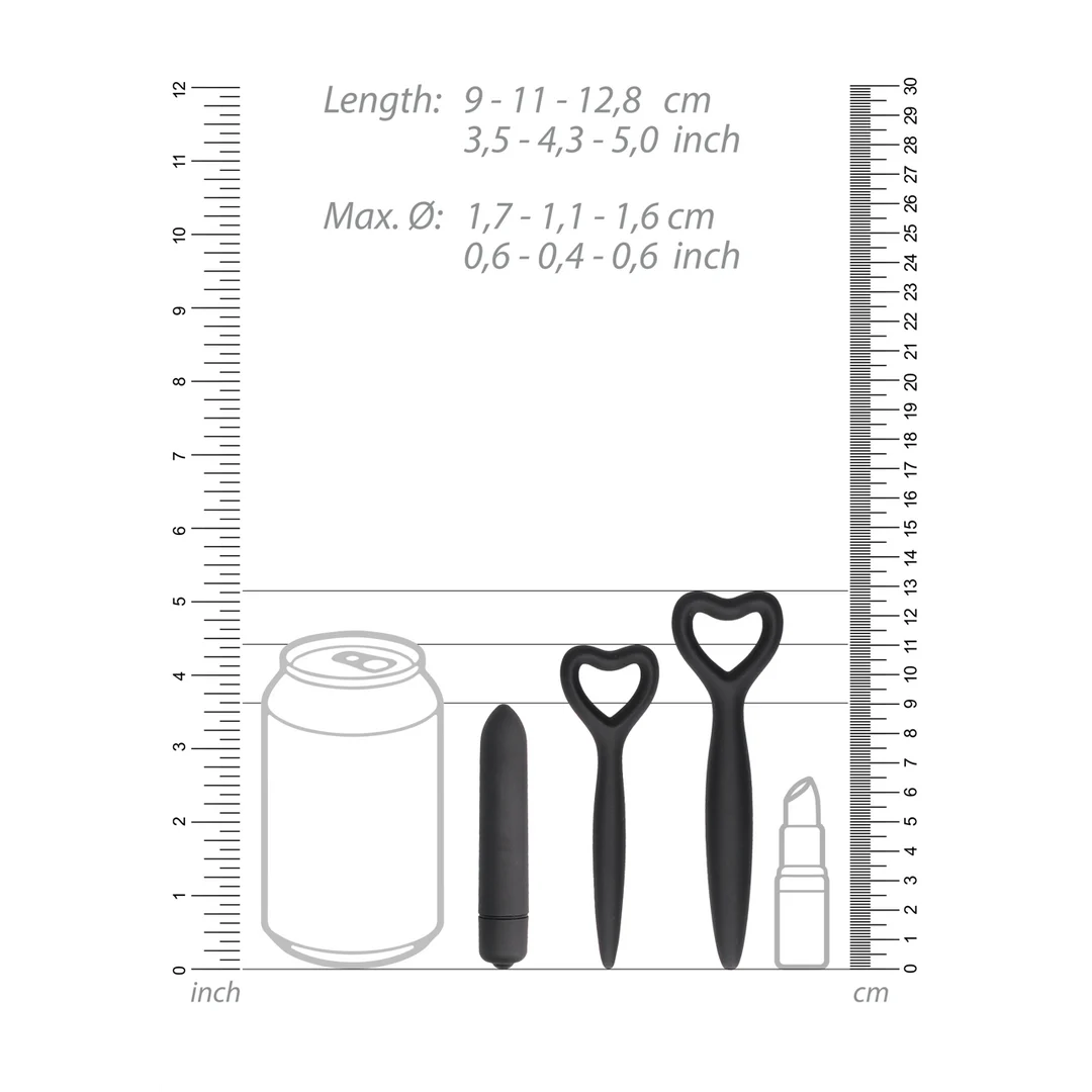 Dilatatori uretrali dalla forma flessibile – Set di dilatatori vaginali in silicone - immagine 5