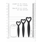 Dilatatori uretrali dalla forma flessibile – Set di dilatatori vaginali in silicone - immagine 6