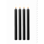 Ouch! Candele di cera, 4 pezzi, grandi, nere - immagine 5