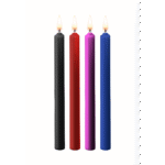 Ouch! Candele di cera, 4 pezzi, grandi, nere - immagine 10