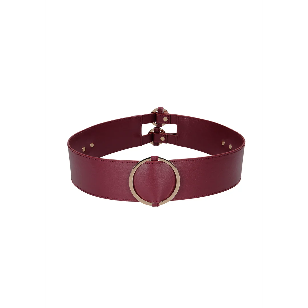 Fascia in vita Ouch! Halo con anelli per bondage - immagine 9