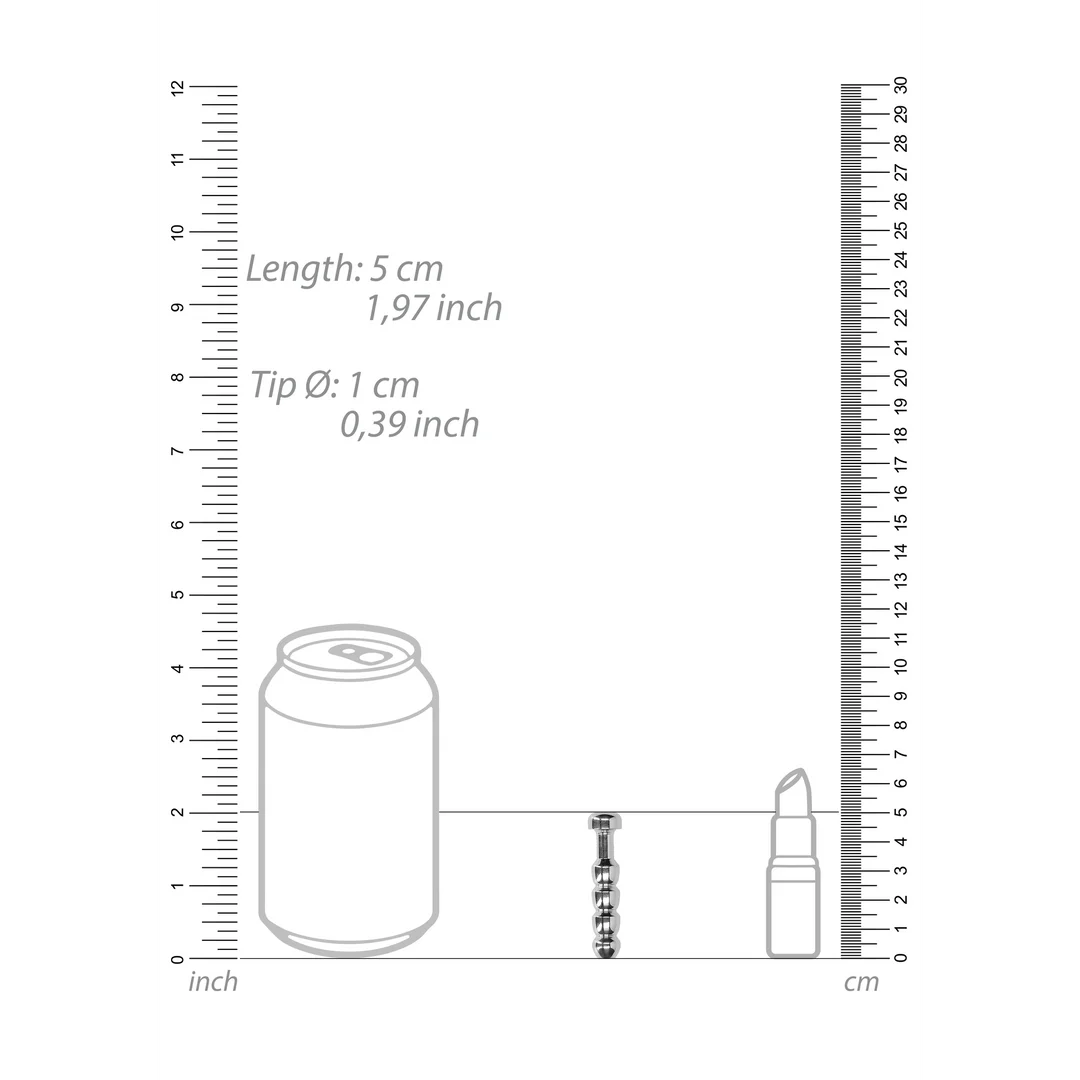 Plug per il pene con scanalature – 0.4 / 10 mm - immagine 2