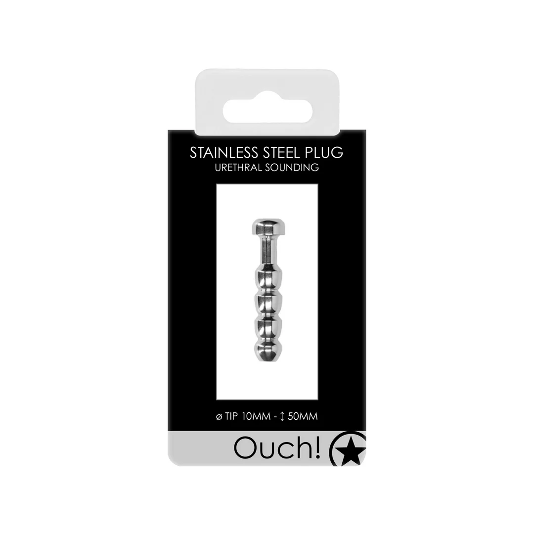 Plug per il pene con scanalature – 0.4 / 10 mm - immagine 1