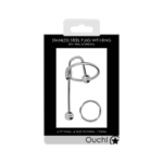 Plug per il pene con anello O – 0.4 / 10 mm