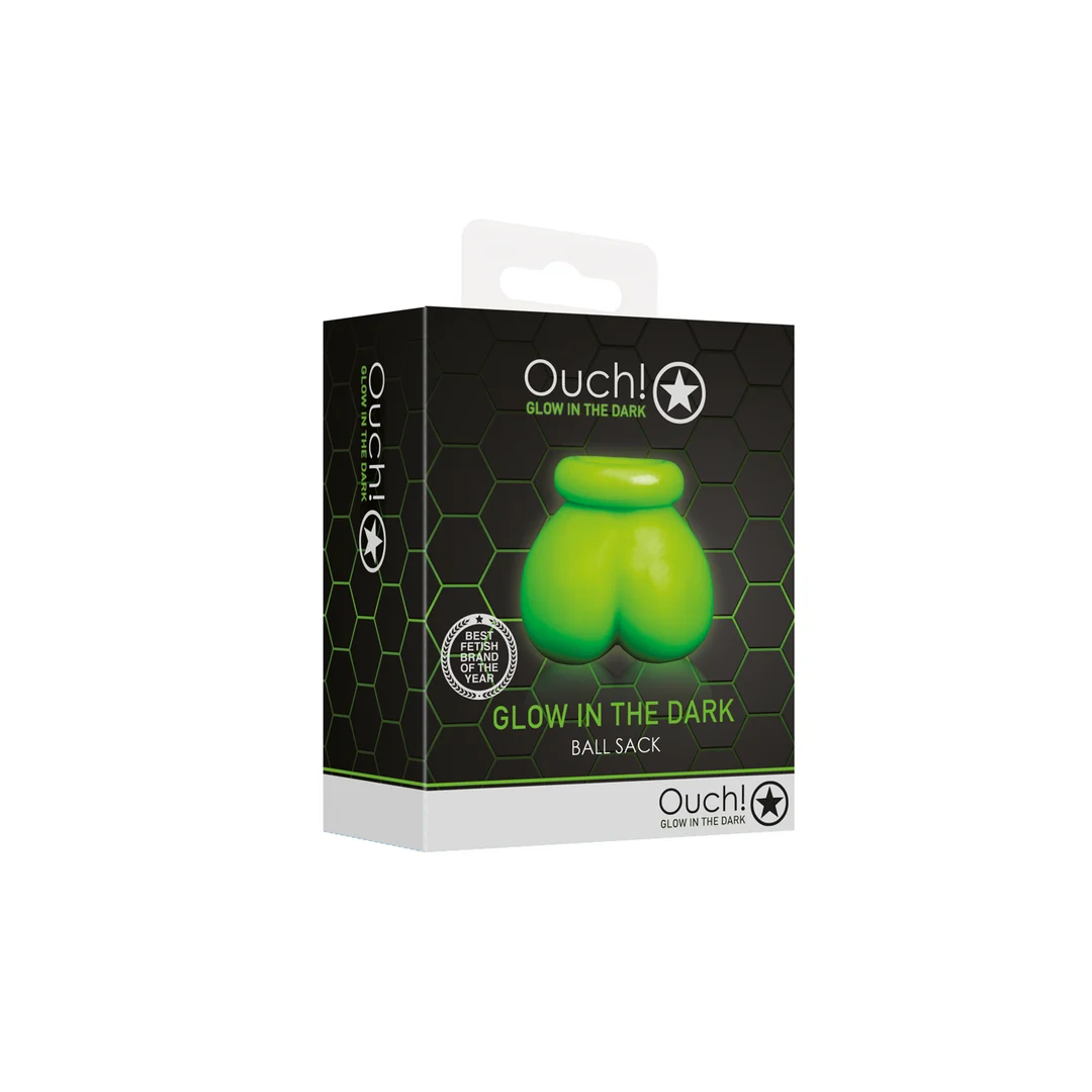 OU735GLO-2 Fascia per testicoli fosforescente al buio – Glow in the Dark - immagine 1