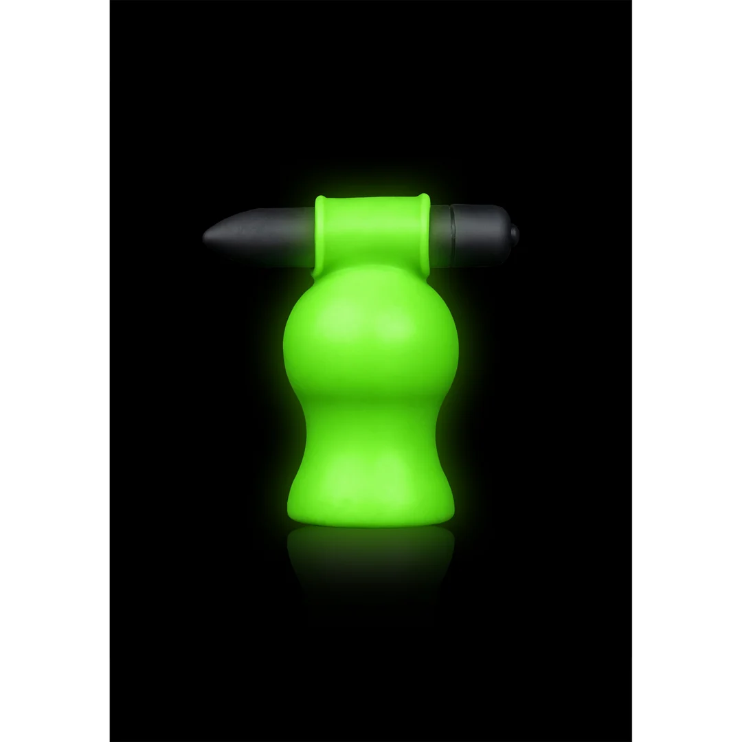Masturbatore vibrante per glande Ouch! Glow in the Dark - immagine 6
