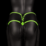 Ouch! Imbracatura strap on fosforescente - immagine 3