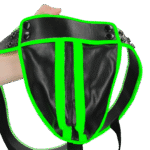 Jockstrap che si illumina al buio, intimo sexy da uomo dal look bondage, Ouch! - immagine 6
