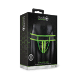 Jockstrap che si illumina al buio, intimo sexy da uomo dal look bondage, Ouch! - immagine 7