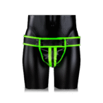Jockstrap che si illumina al buio, intimo sexy da uomo dal look bondage, Ouch! - immagine 10