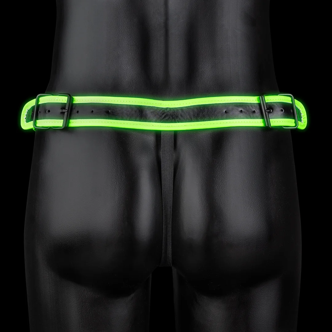 Ouch! Glow in the Dark, jockstrap con fibbie L/XL - immagine 3