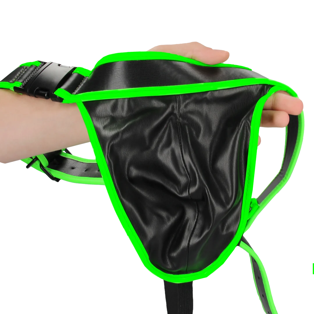 Jockstrap Ouch! con fibbia e dettagli fluorescenti - immagine 6